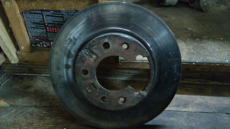 Кривые тормозные диски — Mitsubishi Galant (8G), 2 л, 1997 года ...