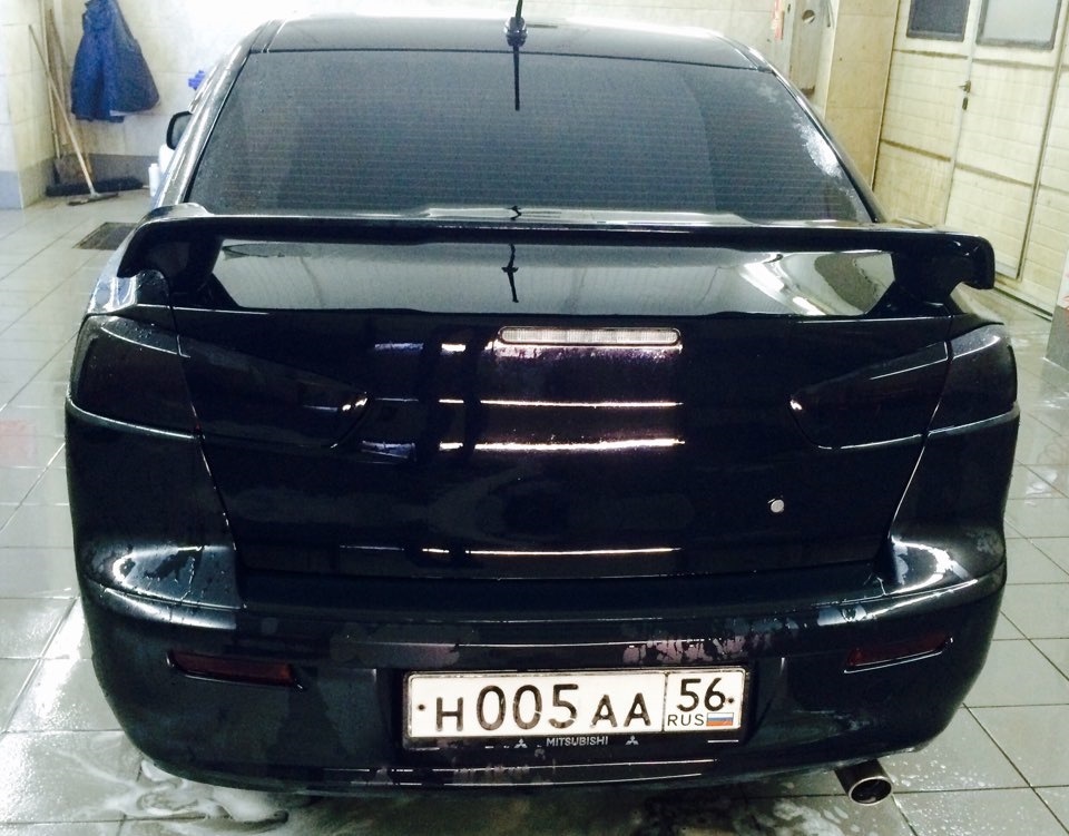 Пленка с фар слезла — Mitsubishi Lancer X, 1,8 л, 2008 года | стайлинг ...