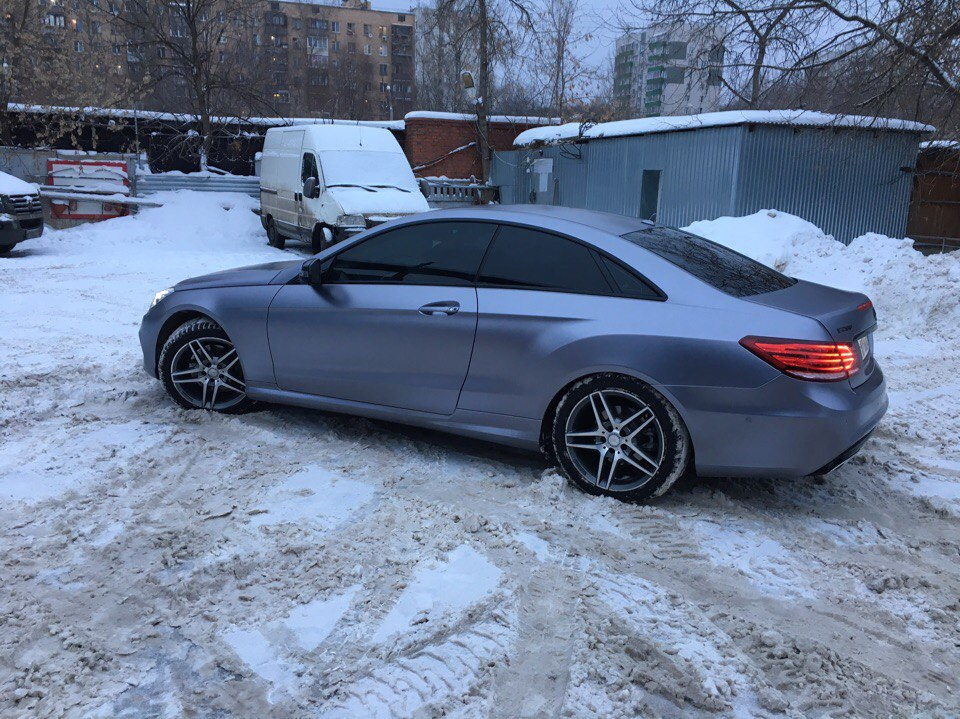 Mercedes w212 матовая пленка