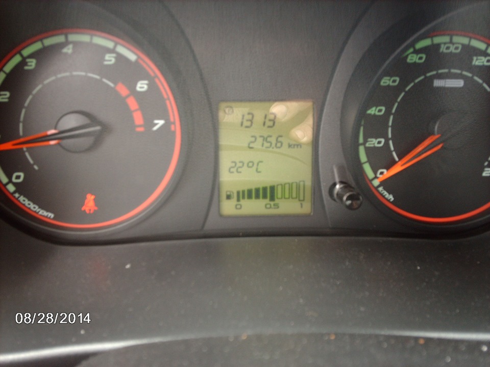 Датчик наружной темп. в "Норме" — Lada Калина Универсал (2G), 1,6 л ...