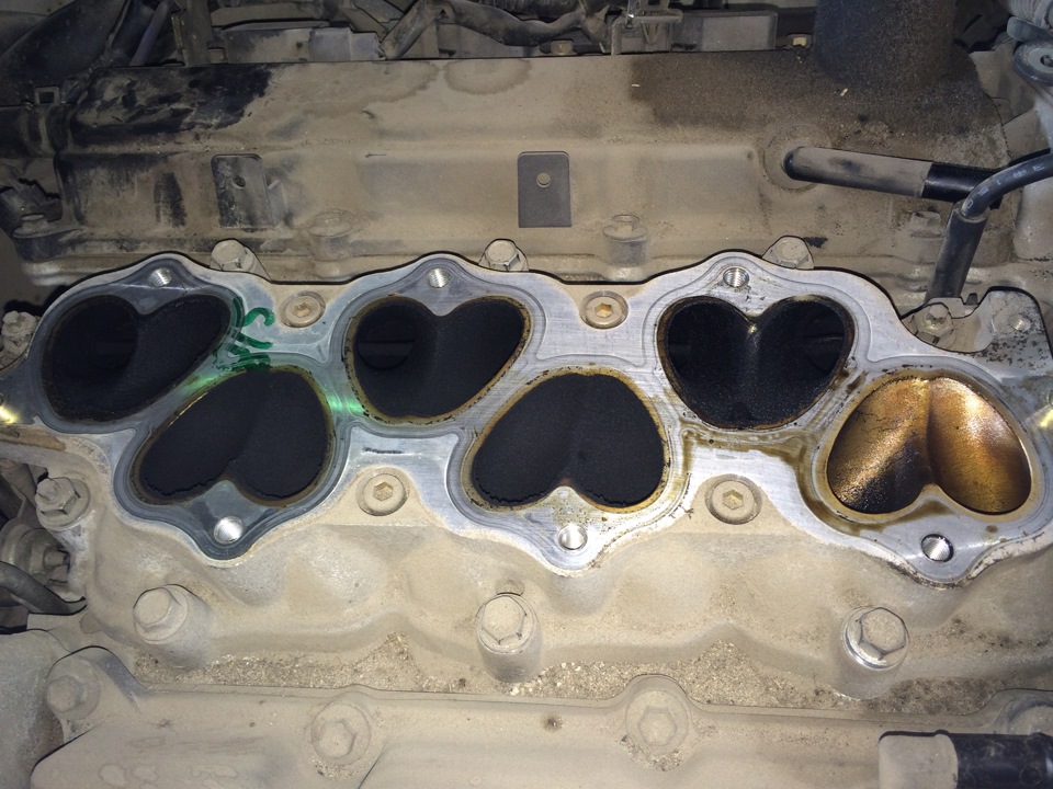 разборка впускного коллектора. День 1-2 — Nissan Skyline (V35), 2,5 л ...