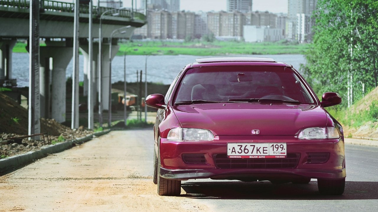 Honda Civic Hatchback (5G) 1.5 бензиновый 1996 | Компрессор на DRIVE2