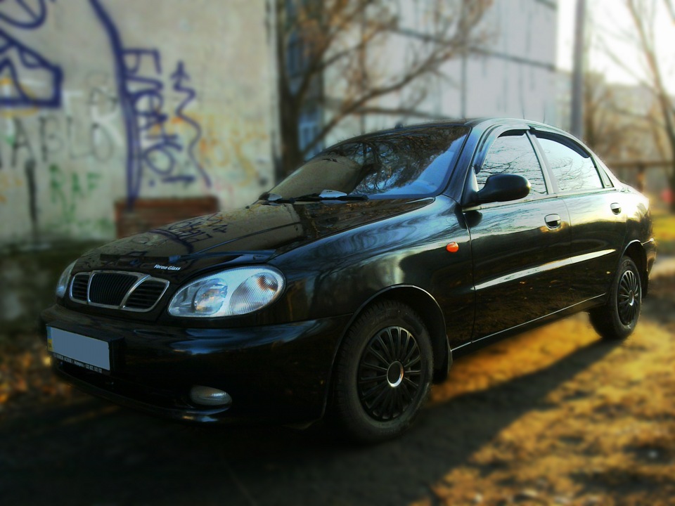 Daewoo lanos черный