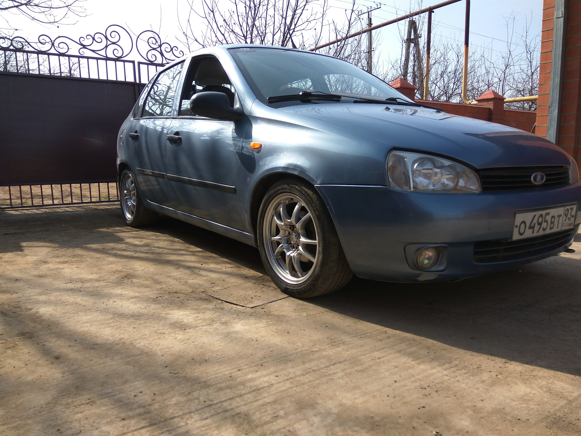 Передняя винтовая подвеска и колеса R15 — Lada Калина седан, 1,6 л ...