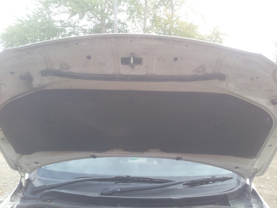 Шумка под капотом — Toyota Corolla (140/150), 1,8 л, 2007 года ...