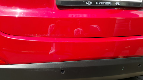 Тюнинг заднего бампера:))) - Hyundai ix35, 2 л, 2012 года тюнинг DRIVE2