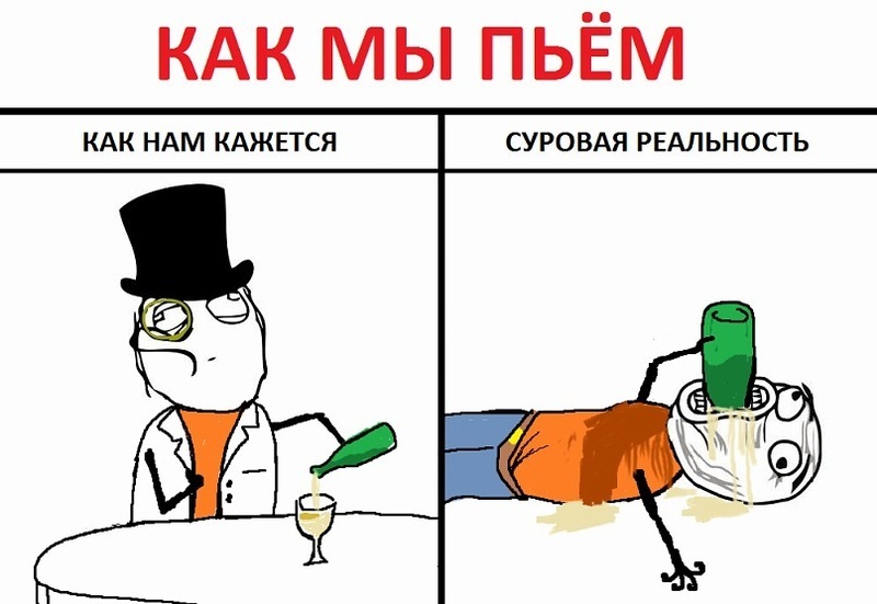 Смешные мемы про алкоголь