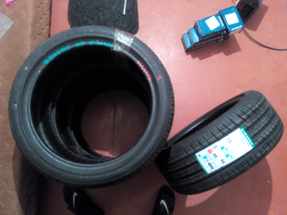 Новая резина Triangle Group TH201 195/45 R16 — Lada 210740, 1,6 л, 2008 ...