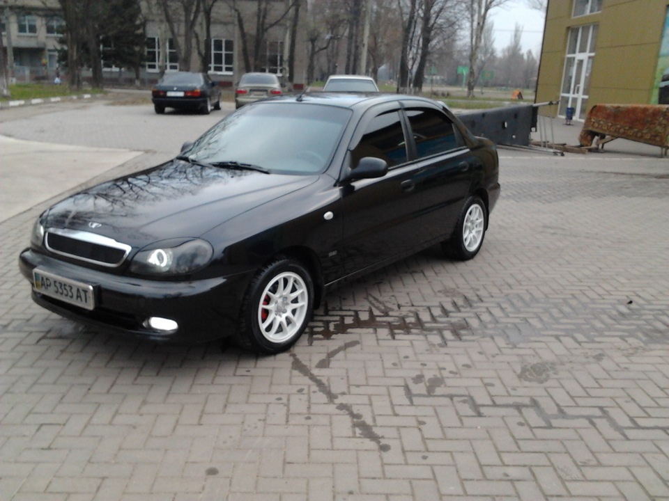 Daewoo lanos черный