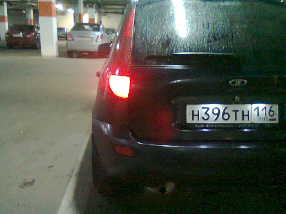 Затонировал задние фонари — Lada Калина Хэтчбек (1G), 1,4 л, 2008 года ...