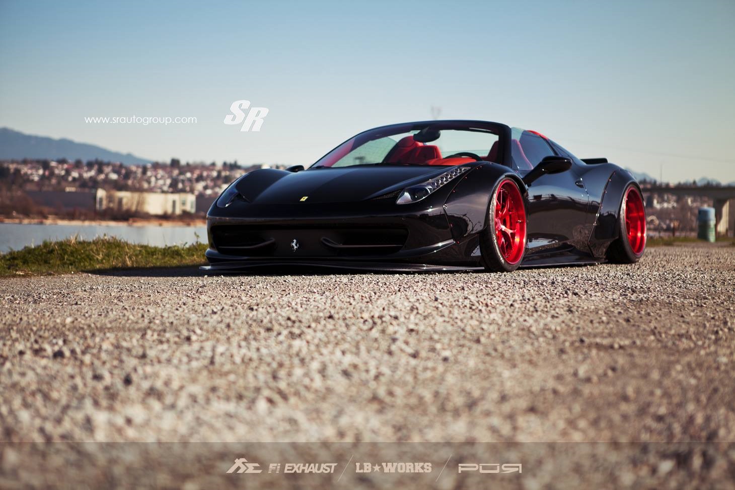 Ferrari 458 Italia Black Tuning