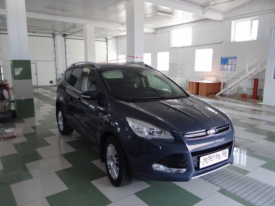 Новая работа: Ford Kuga в прозрачный+хамелеон. — Сообщество «Жидкая ...