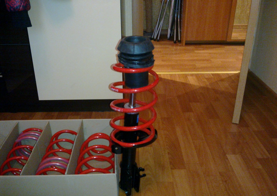 собрал аморты с пружинами на морду! — Chevrolet Lacetti 5D, 0,5 л, 2008 ...