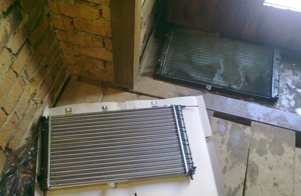 Замена основного радиатора и радиатора печки — Lada 21124, 1,6 л, 2005 ...