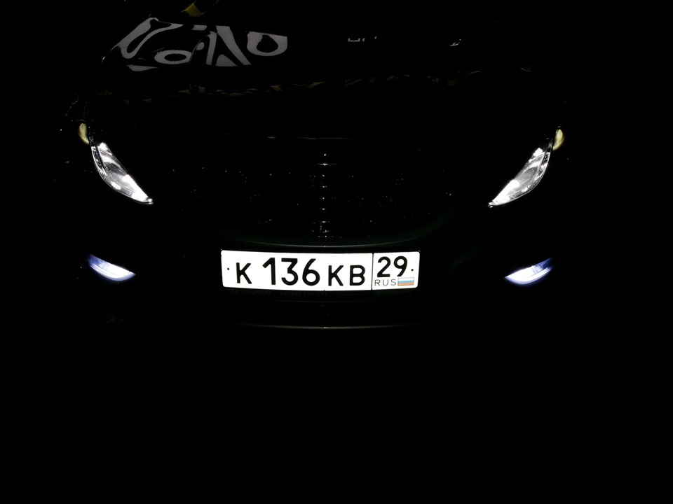 установил решетку и задние стоп сигналы от сонаты 2013 года — Hyundai ...