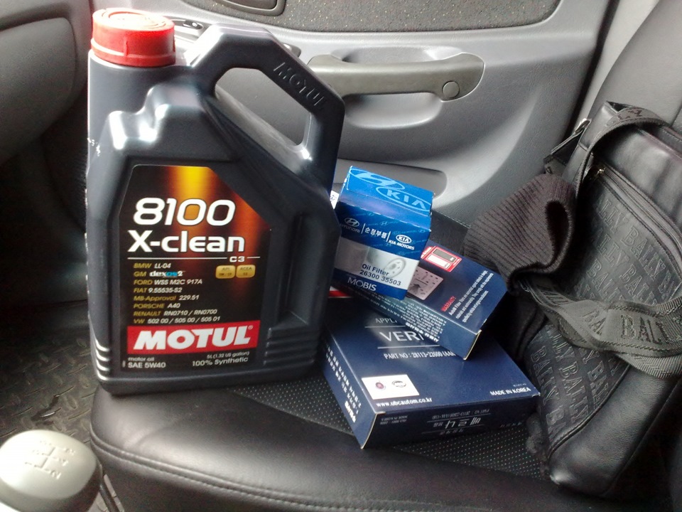 Motul 8100 X-clean 5W40 — Hyundai Accent (2G), 2004 года | расходники ...