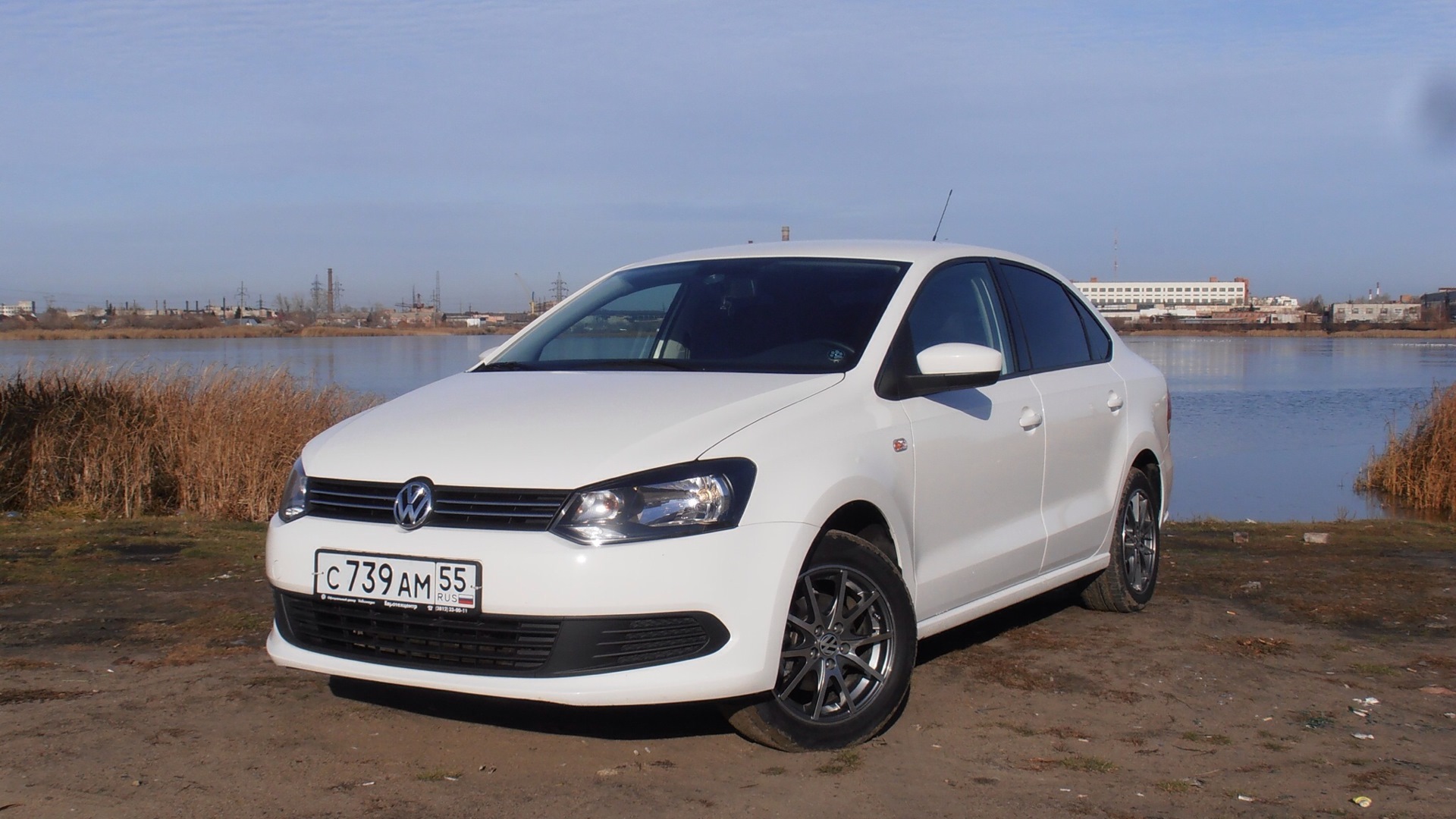 Volkswagen Polo sedan 2010 Р±РµР»С‹Р№