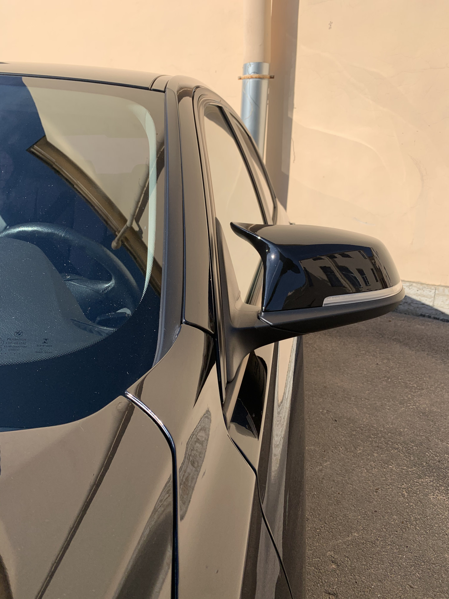 Накладки на зеркала "М" - BMW 3 series (F30), 1,6 л, 2014 года стайлинг DRIVE2
