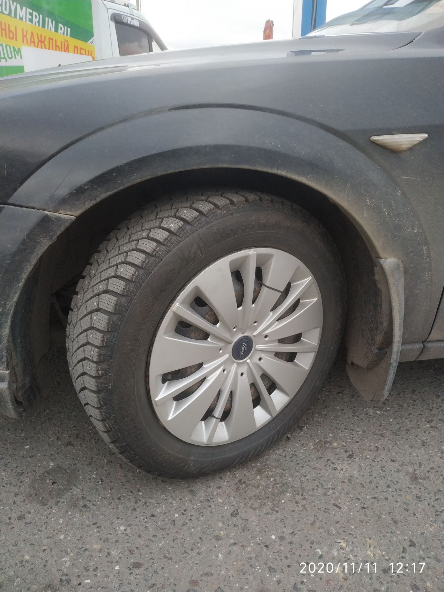 Зимние тапки, на этот раз шипы — Ford Mondeo III, 2 л., 2006 года ...