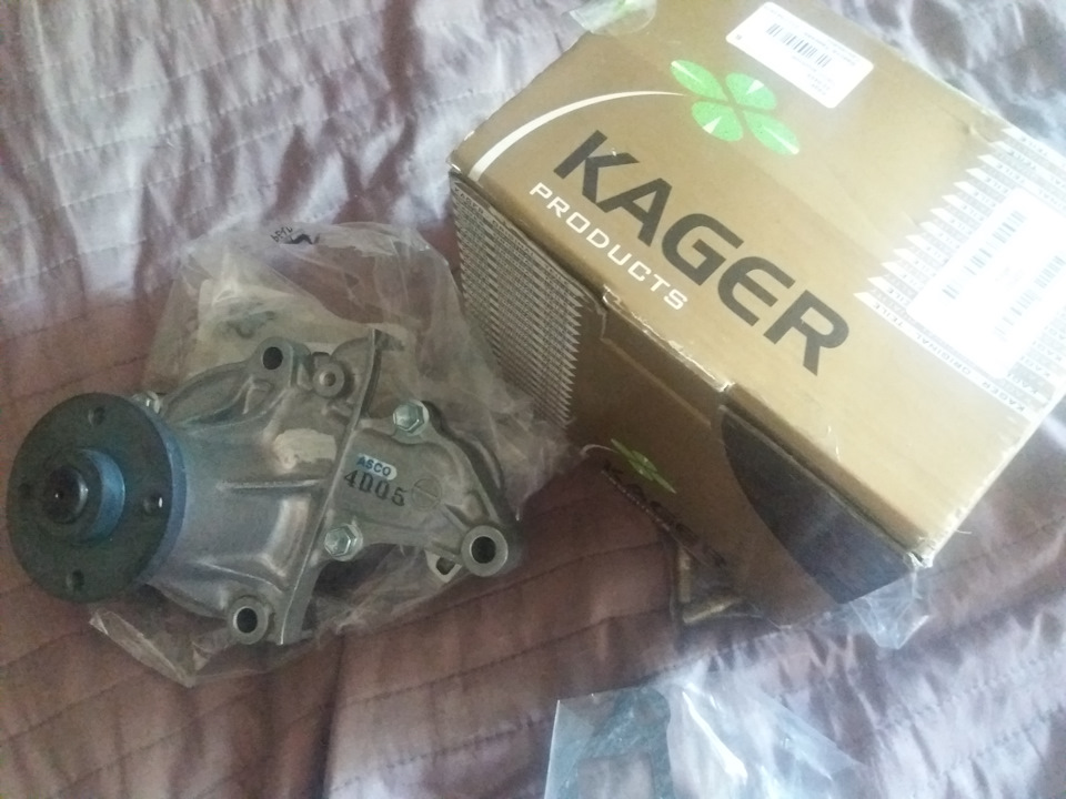 Замена помпы, без снятия ремня ГРМ 3A-LU — Toyota Corolla (80), 1,5 л ...