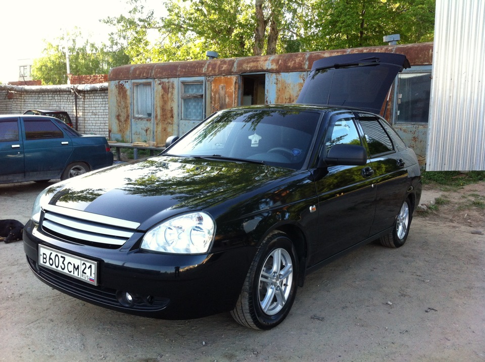 Замена масла — Lada Приора хэтчбек, 1,6 л, 2008 года | визит на сервис ...