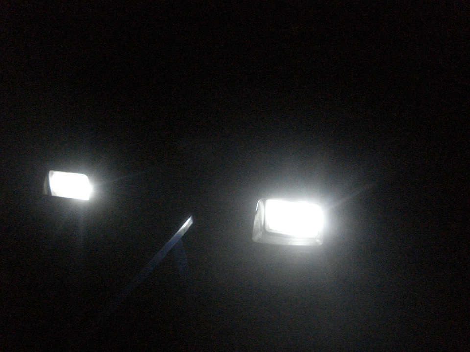 Диоды в габариты и подсветку номера — Lada 11113 Ока, 0,8 л, 2004 года ...