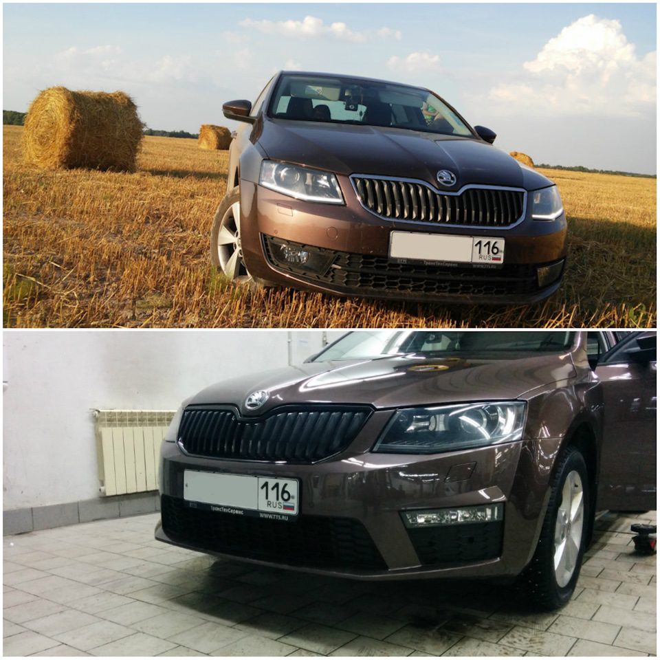 Установка оригинального переднего бампера vRS — 5E0807217F — Skoda Octavia  A7 Mk3, 1,4 л, 2013 года | кузовной ремонт | DRIVE2