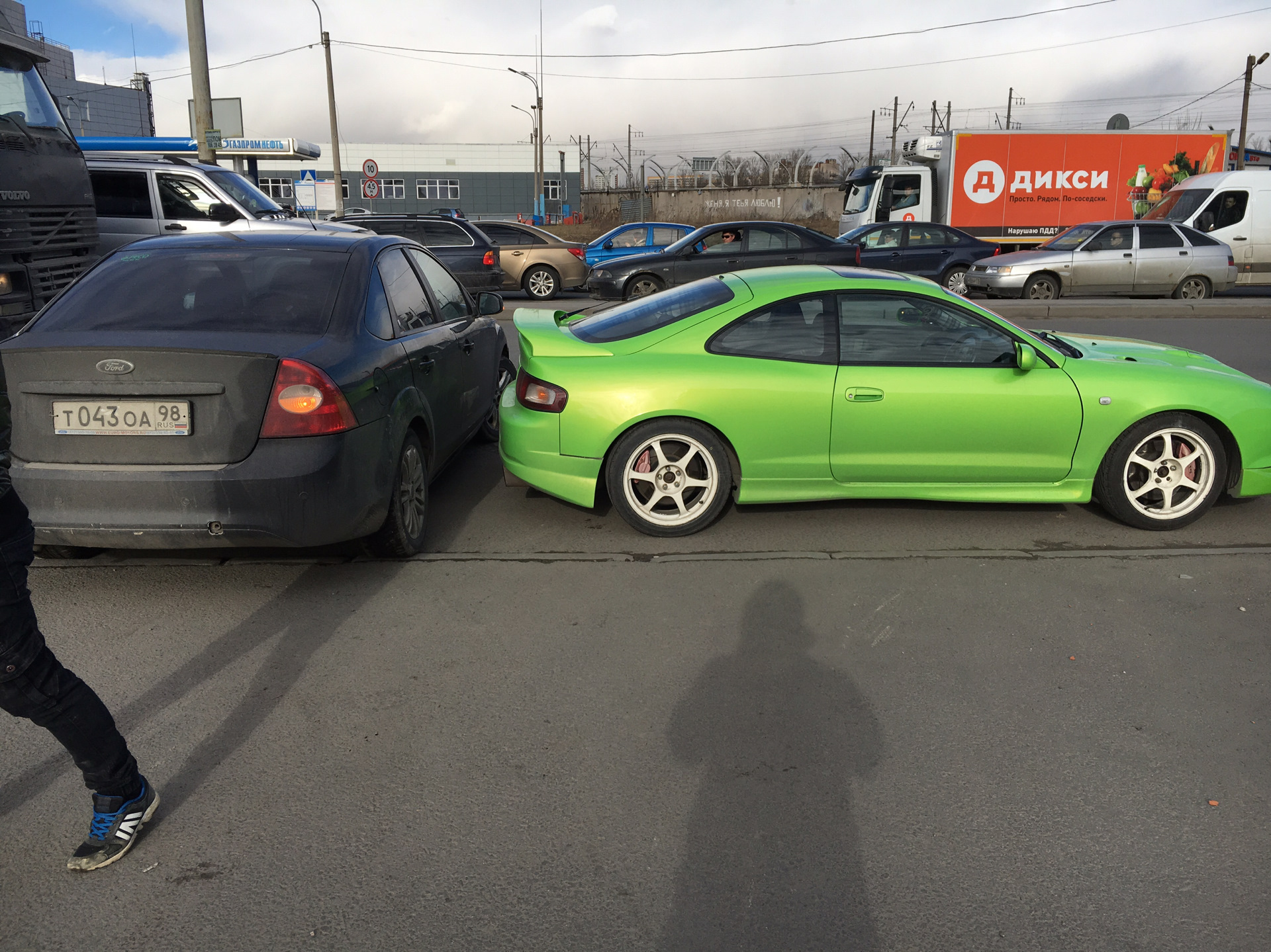 Первая авария) — Toyota Celica (200), 2 л, 1995 года | ДТП | DRIVE2