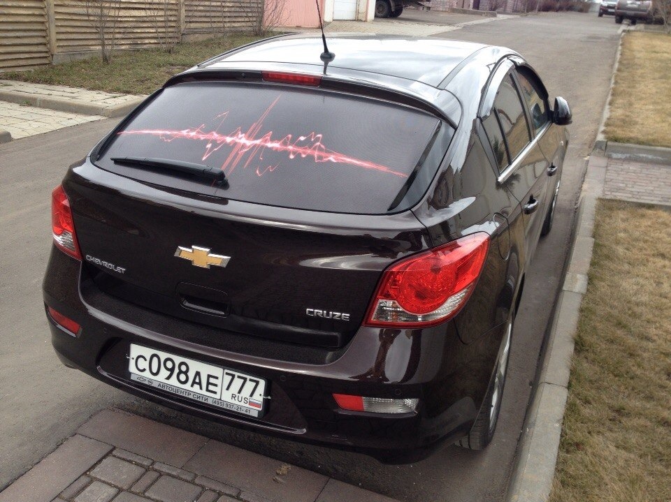 Перфорированная пленка — Chevrolet Cruze Hatchback, 1,8 л, 2013 года ...