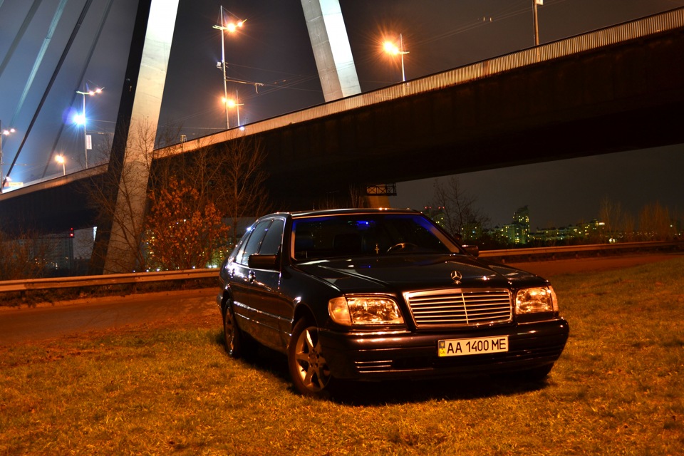 За рулем w140