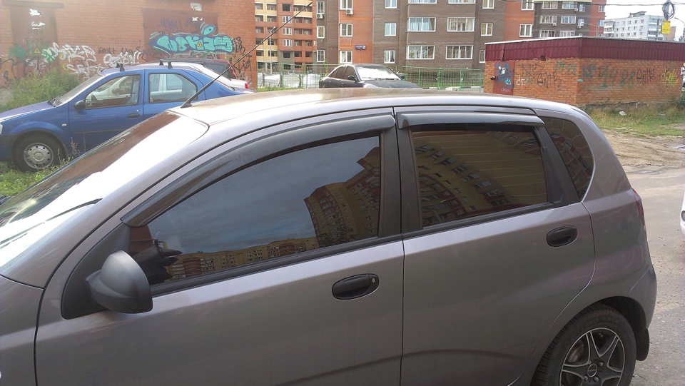 Тонировочка))) — Chevrolet Aveo 5-door (1G), 1,2 л, 2006 года ...