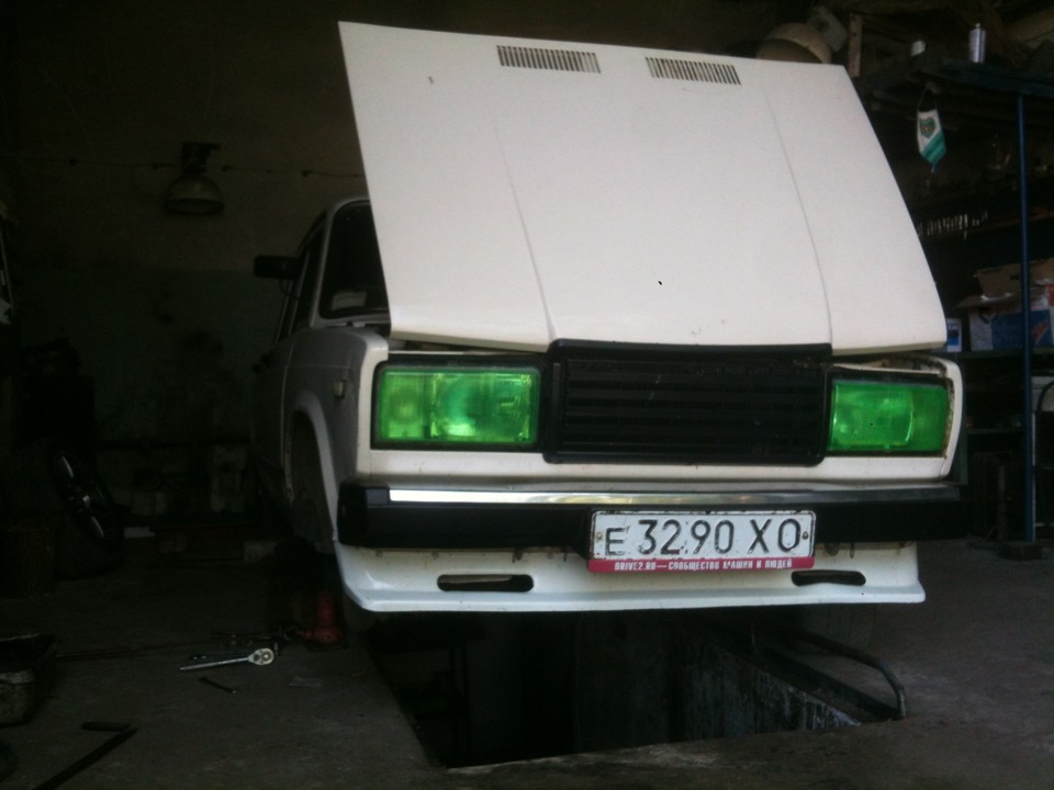 Перед -40 + замена рулевого маятника — Lada 2107, 1,5 л, 1986 года ...