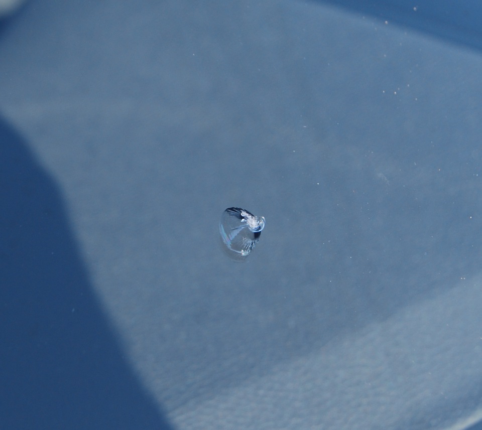 небольшой скол на стекле. маленький скол на лобовом. скол на лобовом стекле тигуан. скол от маленького камня. небольшой скол на лобовом стекле.