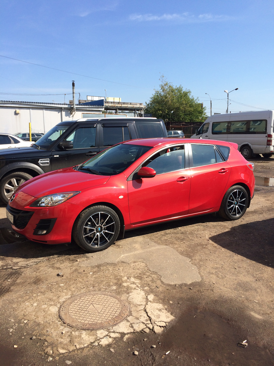 Установил брызговики — Mazda 3 (2G) BL, 1,6 л, 2010 года | расходники ...