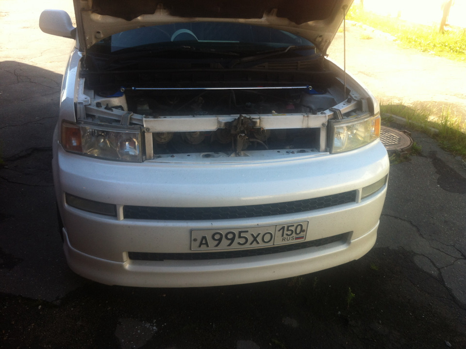 Отправляемся в малярку — Toyota bB (NCP30), 1,5 л., 2004 года | своими ...