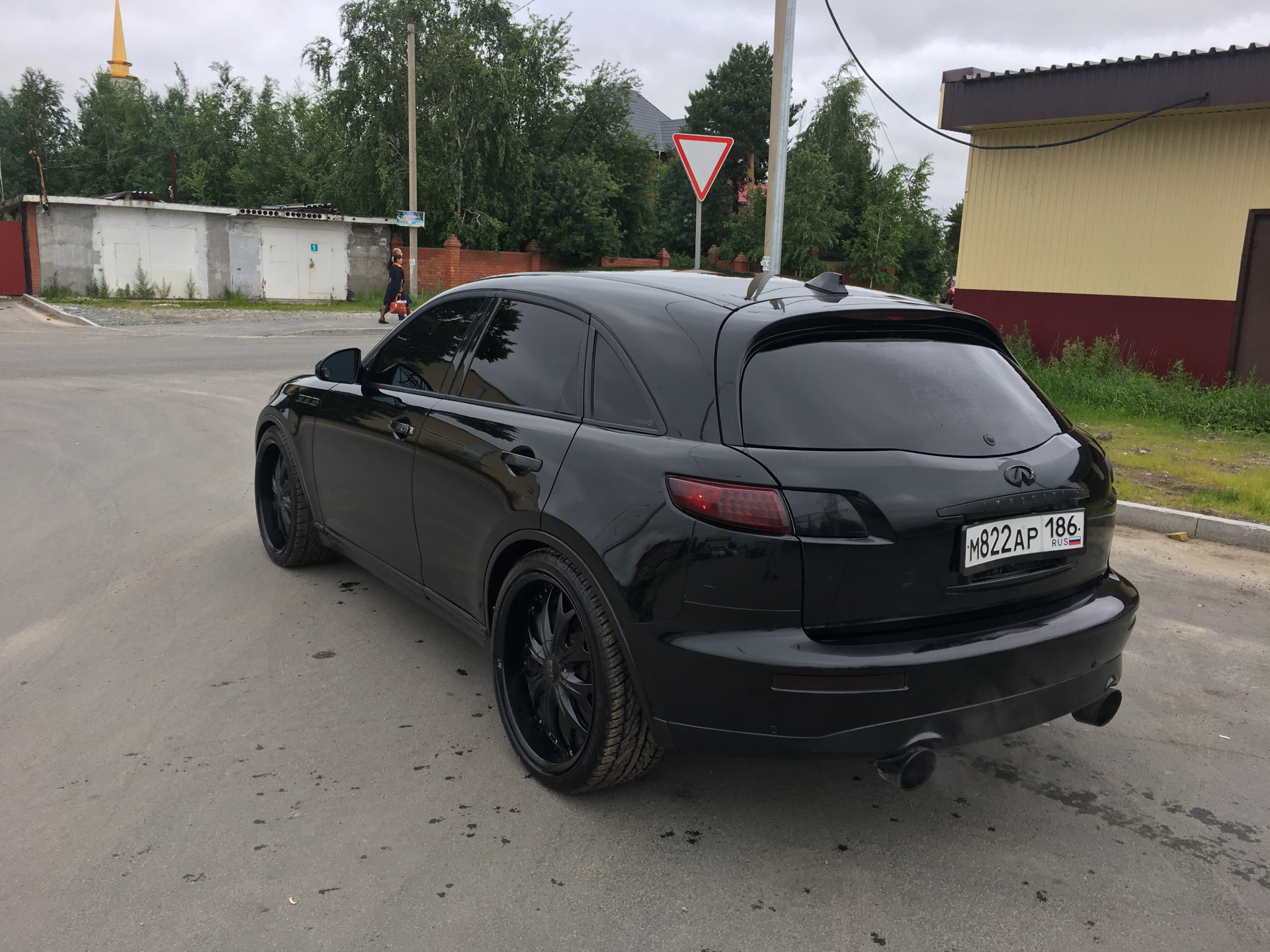 Антихром Infiniti fx35