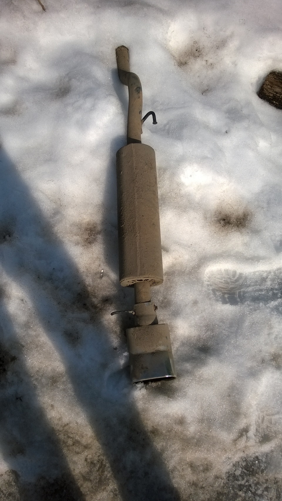 Сток глушитель VS Stinger — Lada Приора хэтчбек, 1,6 л, 2012 года ...