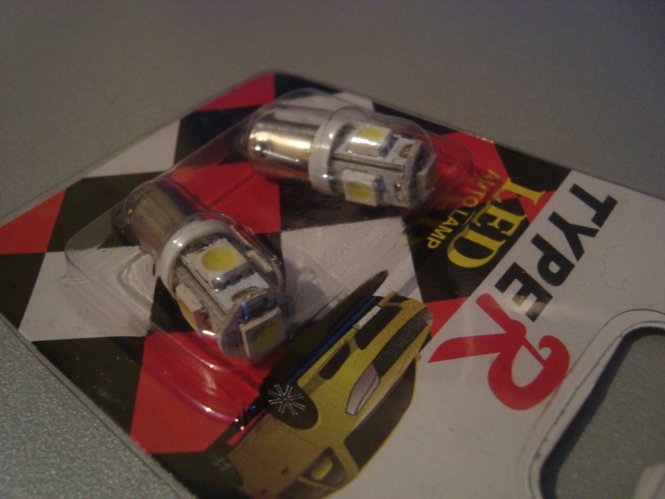 Светодиоды в передние габариты — LADA 21099, 1,3 л., 1993 года ...