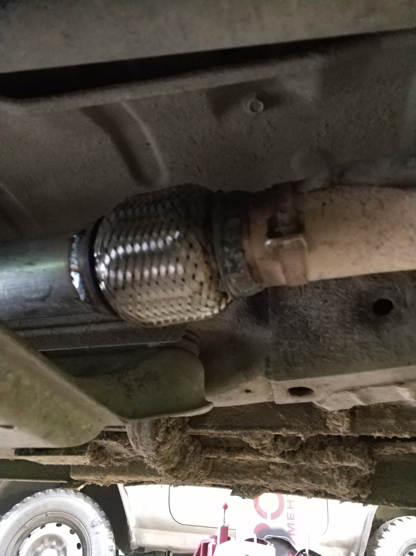 Установка универсального катализатора — Mitsubishi Pajero (3G), 3,5 л ...