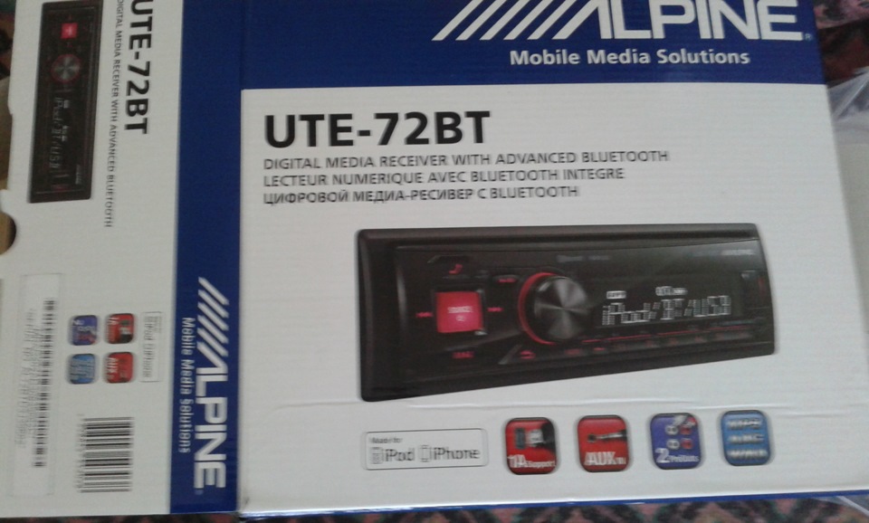 Новая голова — Alpine UTE-72BT — Москвич 2141, 1,7 л, 1991 года ...