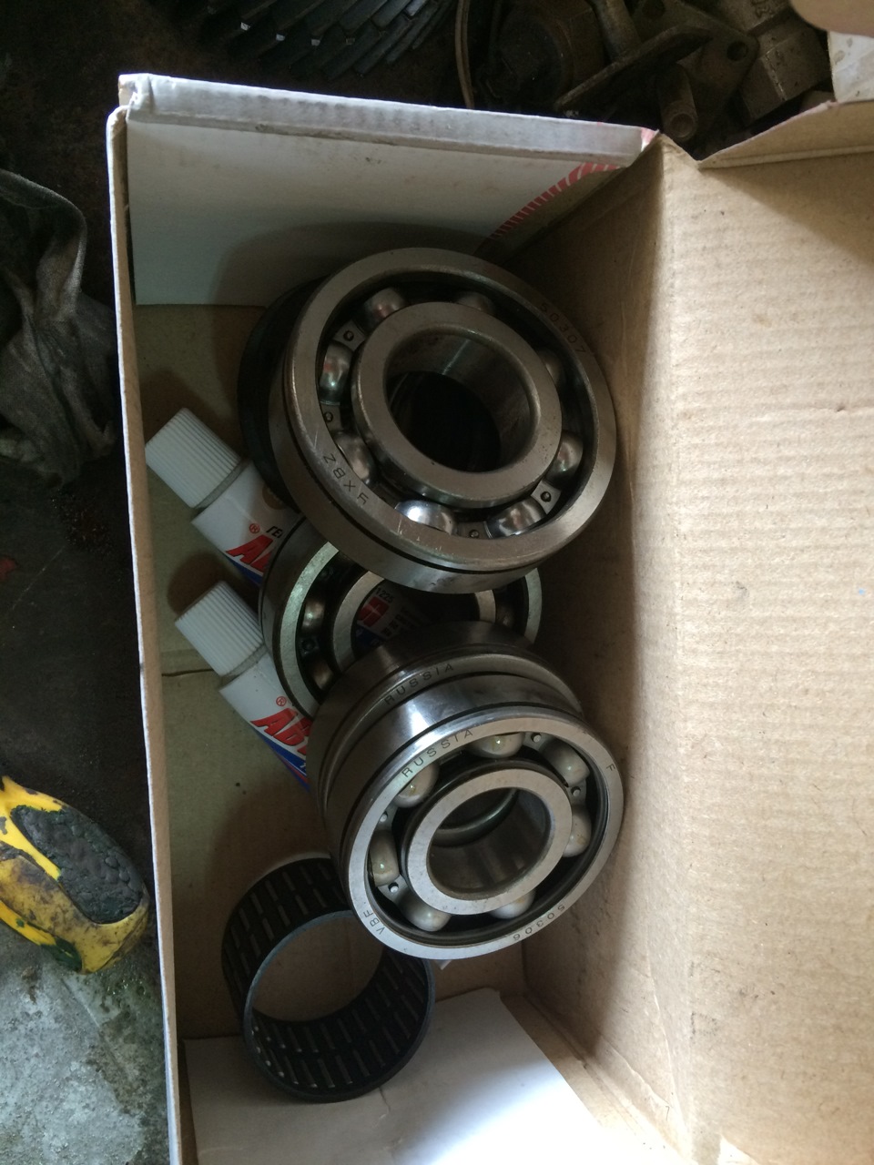 Устанавливаем ништяки. Часть 5.1 Понижайка 2.9 в косозубую раздатку ...