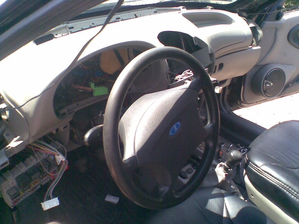 Снятие панели. Доработка воздуховодов печки. — Lada Калина хэтчбек, 1,6 ...