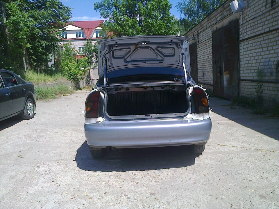 Затонировала задние фонари:)) — Chevrolet Lanos, 1,5 л, 2008 года ...