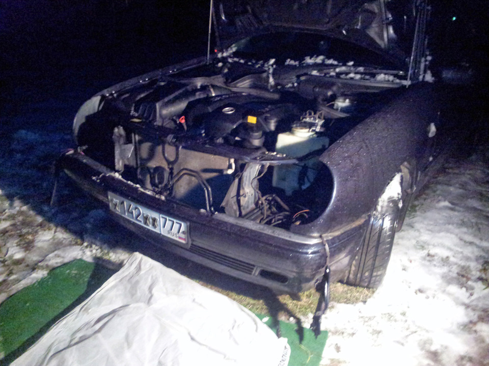 Полировка фар, для души и красоты — Mercedes-Benz E-class (W210), 2,4 л ...