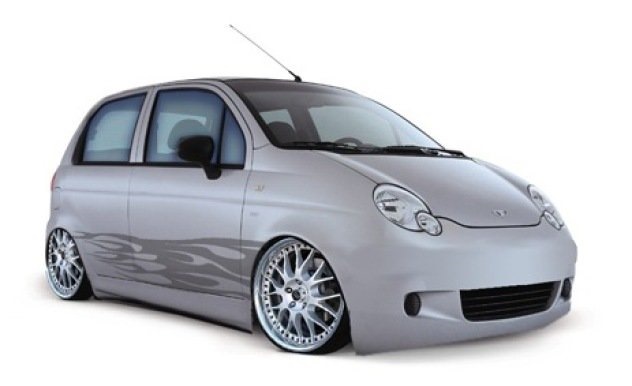 Тюнингованный Daewoo Matiz