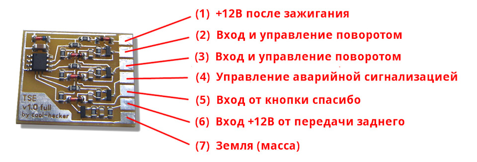 Комфортные поворотники схема подключения