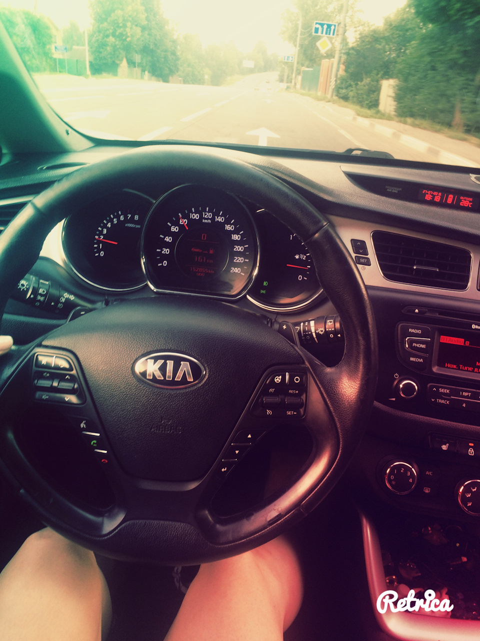 салон авто — KIA Ceed (2G), 1,6 л, 2013 года | просто так | DRIVE2