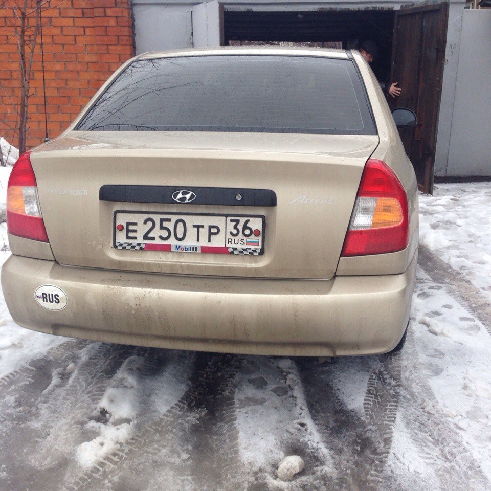 Пленка оракл — Hyundai Accent (2G), 1,5 л, 2004 года | просто так | DRIVE2