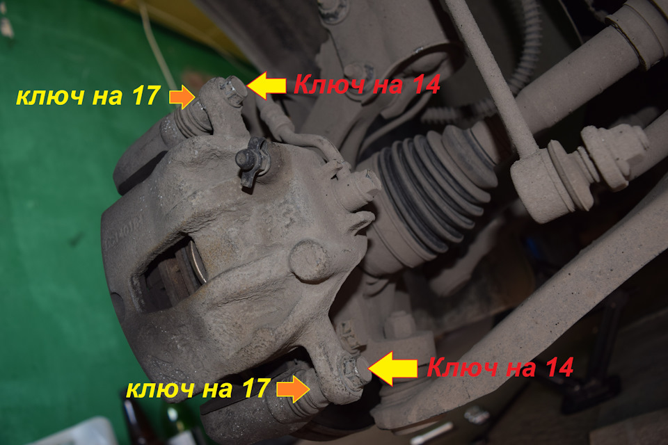 Закисшие суппорта что делать