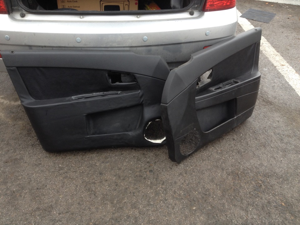 Передние двери в экокоже AUTO TAJ VINYL — Lada Приора хэтчбек, 1,6 л ...